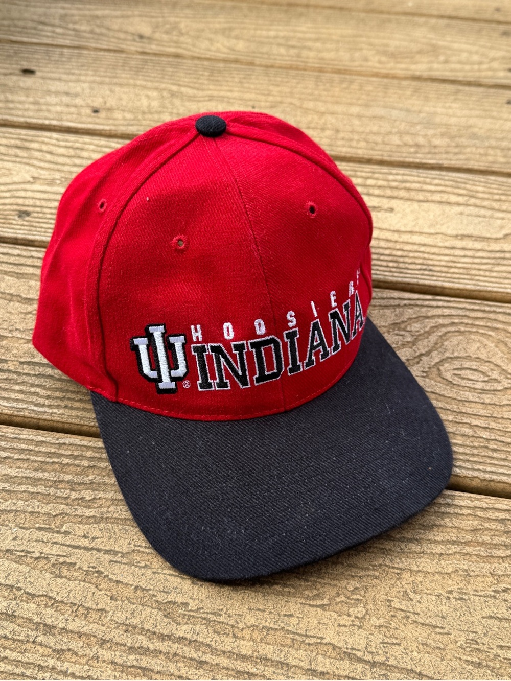 Indiana Red and Black  Hat